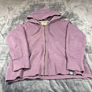 American Giant Purple Hoodie